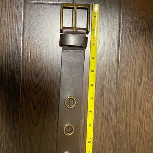 Brown/gold Buffalo belt